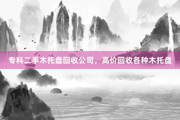 专科二手木托盘回收公司，高价回收各种木托盘
