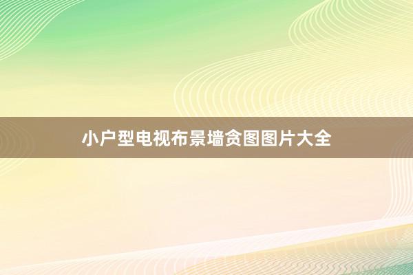 小户型电视布景墙贪图图片大全